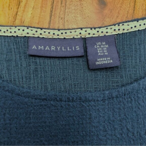 AMARYLLIS Navy Oversized Relaxed Fit Scoop Neck Tunic Midi Dress. Medium - Picture 5 of 13